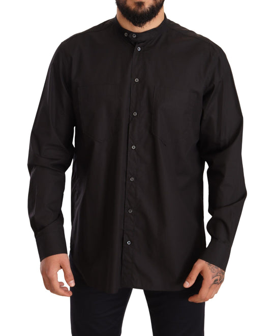 Chemise homme noire 100% coton Dolce &amp; gabbana