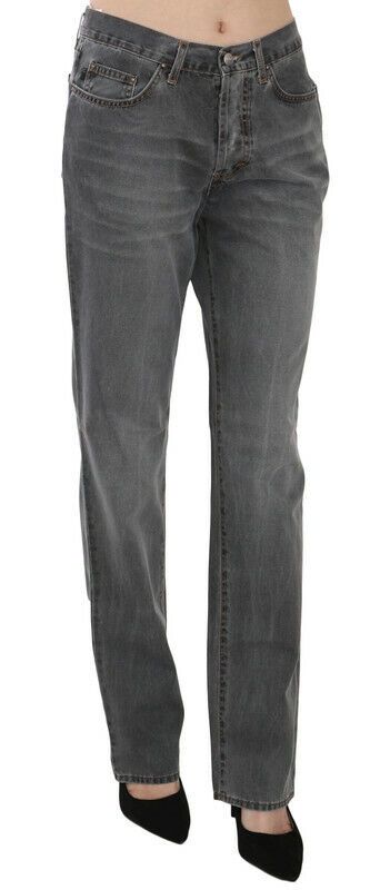 Just Cavalli - Jean droit gris taille moyenne