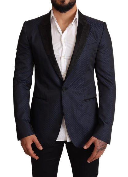 Dolce &amp; Gabbana Blazer Martini coupe slim bleu