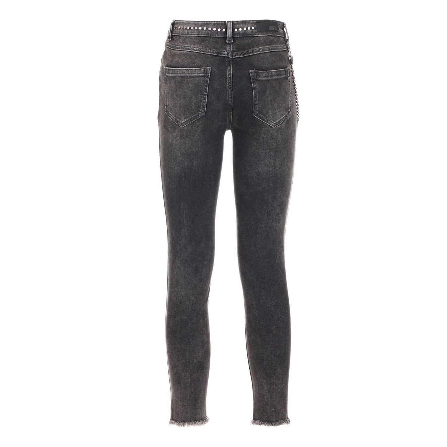 Pantalon en jean noir imparfait