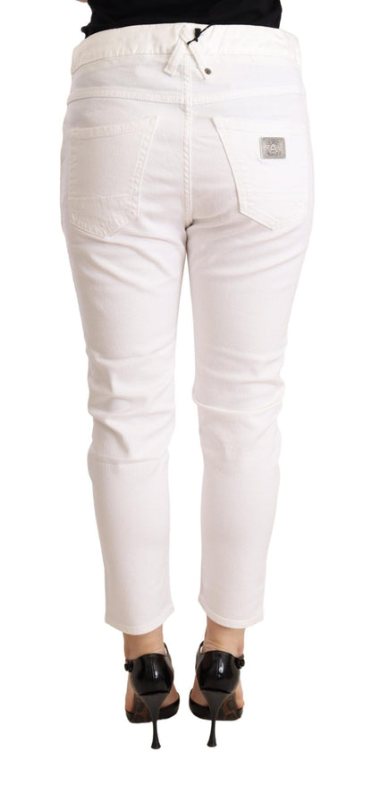 Pantalon skinny blanc coupe slim Cycle