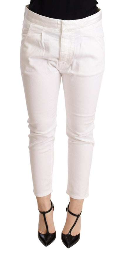 Pantalon skinny blanc coupe slim Cycle