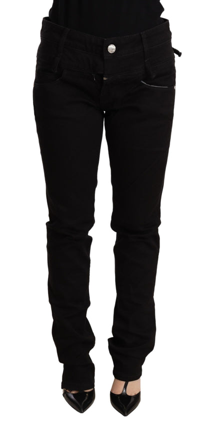 Acht jean skinny noir taille basse