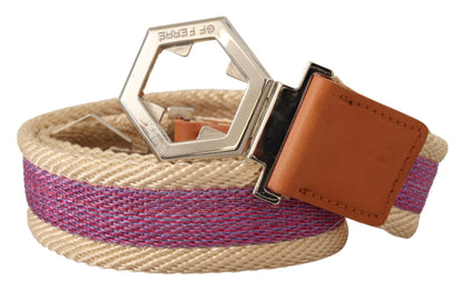 Ceinture mode en cuir multicolore Gf Ferre