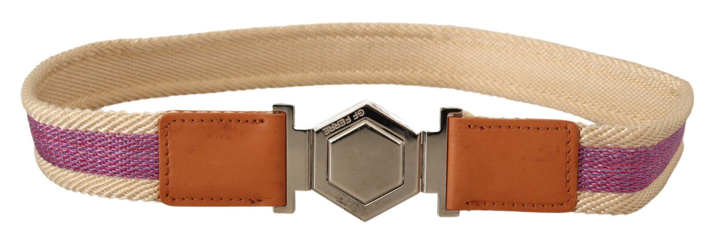 Ceinture mode en cuir multicolore Gf Ferre