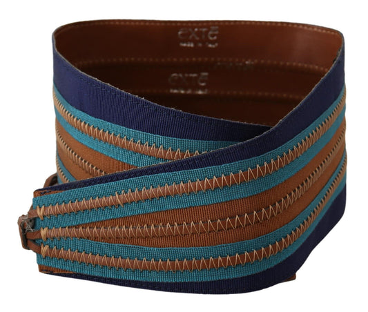 Ceinture Exte en cuir multicolore