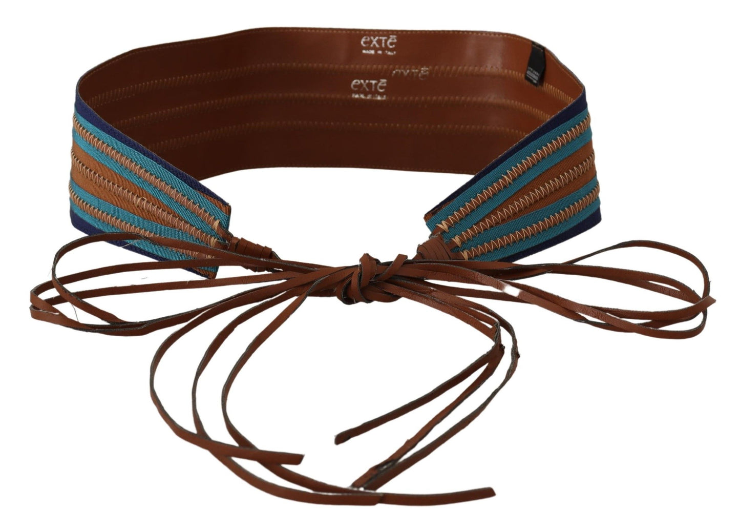 Ceinture Exte en cuir multicolore