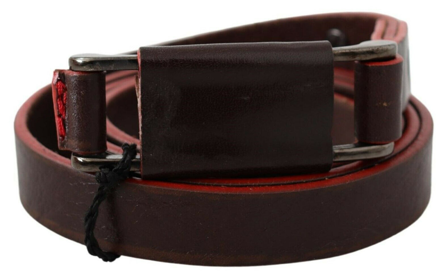 Costume national ceinture de mode en cuir marron