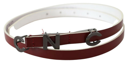 Costume national ceinture de mode en cuir marron