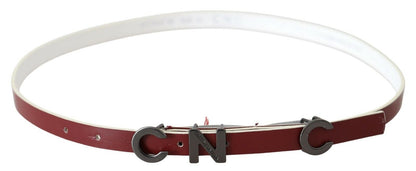 Costume national ceinture de mode en cuir marron