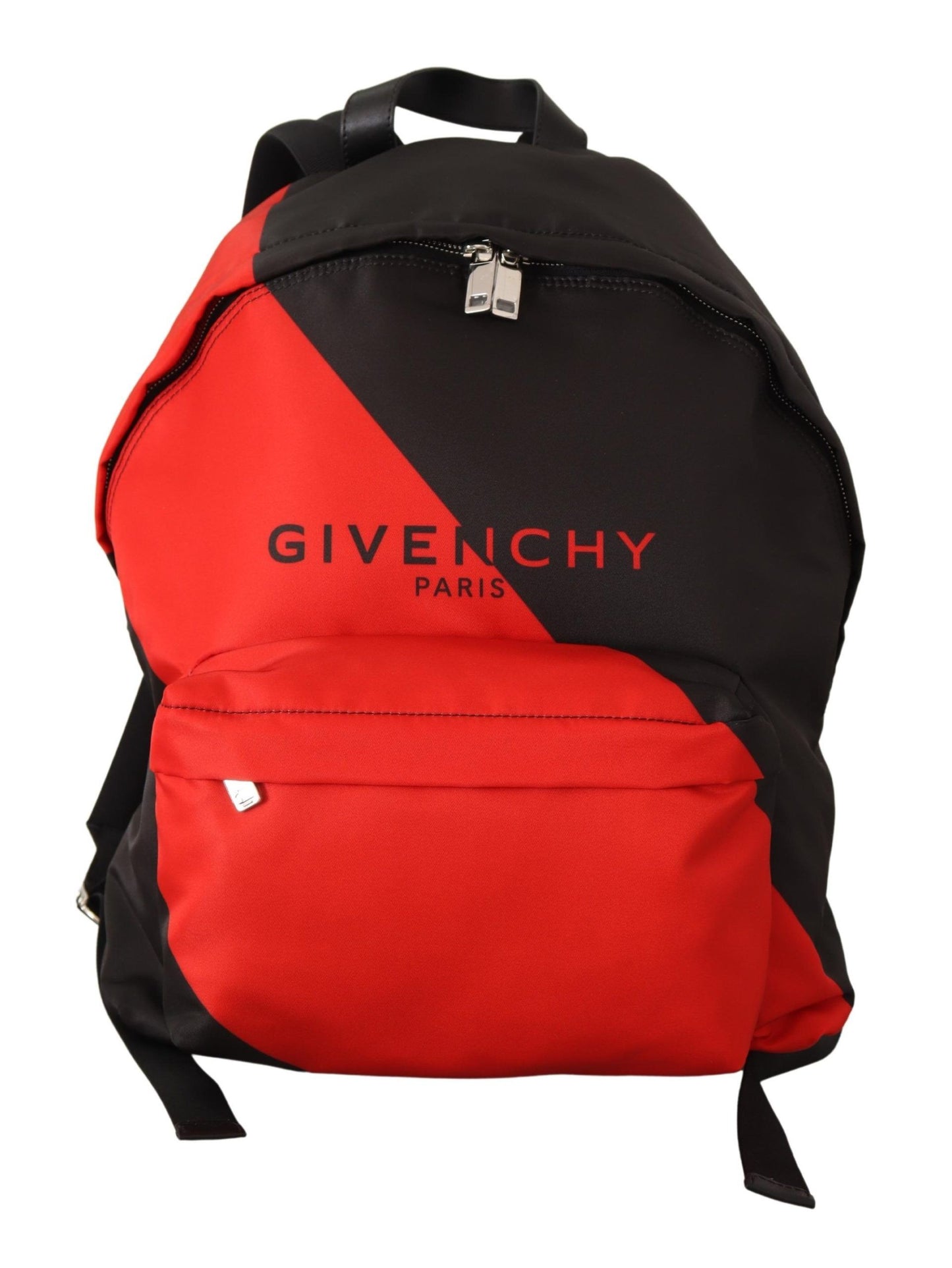 Mochila urbana de nailon roja y negra de Givenchy