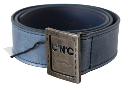 Costume national ceinture de mode en cuir bleu