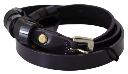 Ceinture mode en cuir violet Gf Ferre