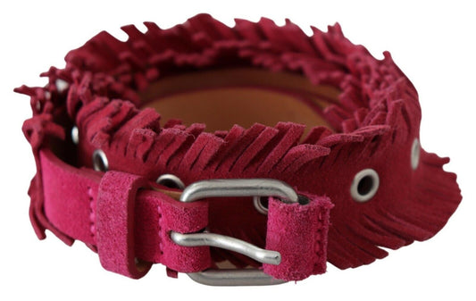 Ceinture en cuir marron à double boucle Ermanno Scervino