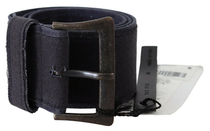 Ceinture Ermanno Scervino en cuir bleu marine