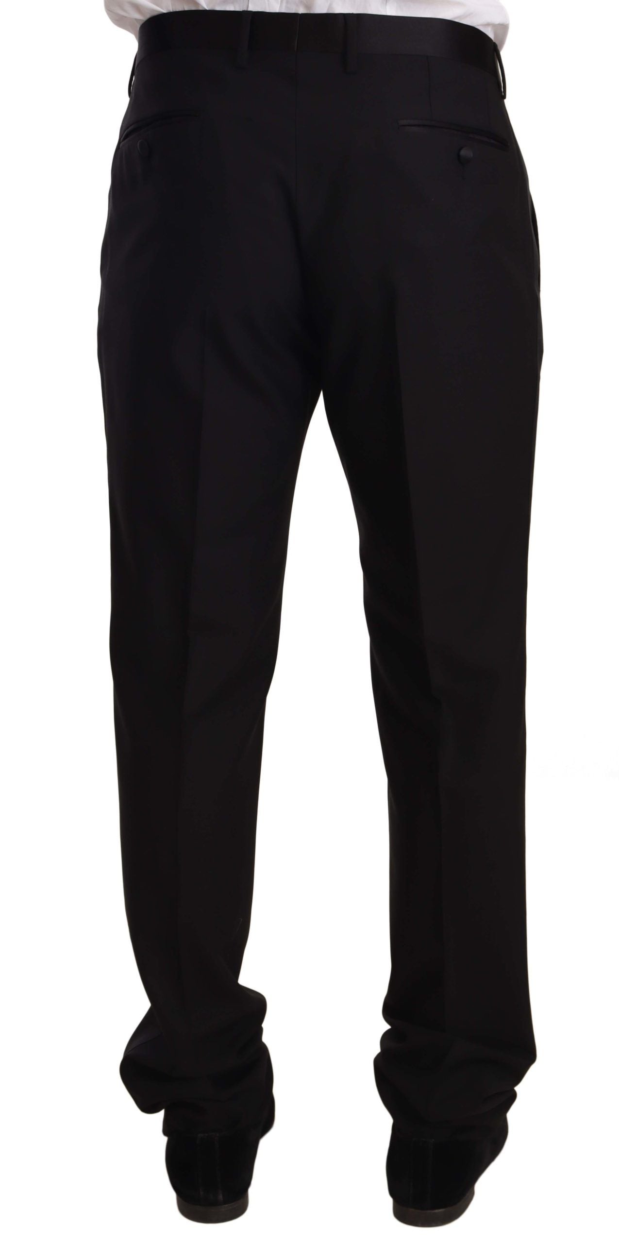 Pantalon de smoking skinny noir Dolce &amp; Gabbana