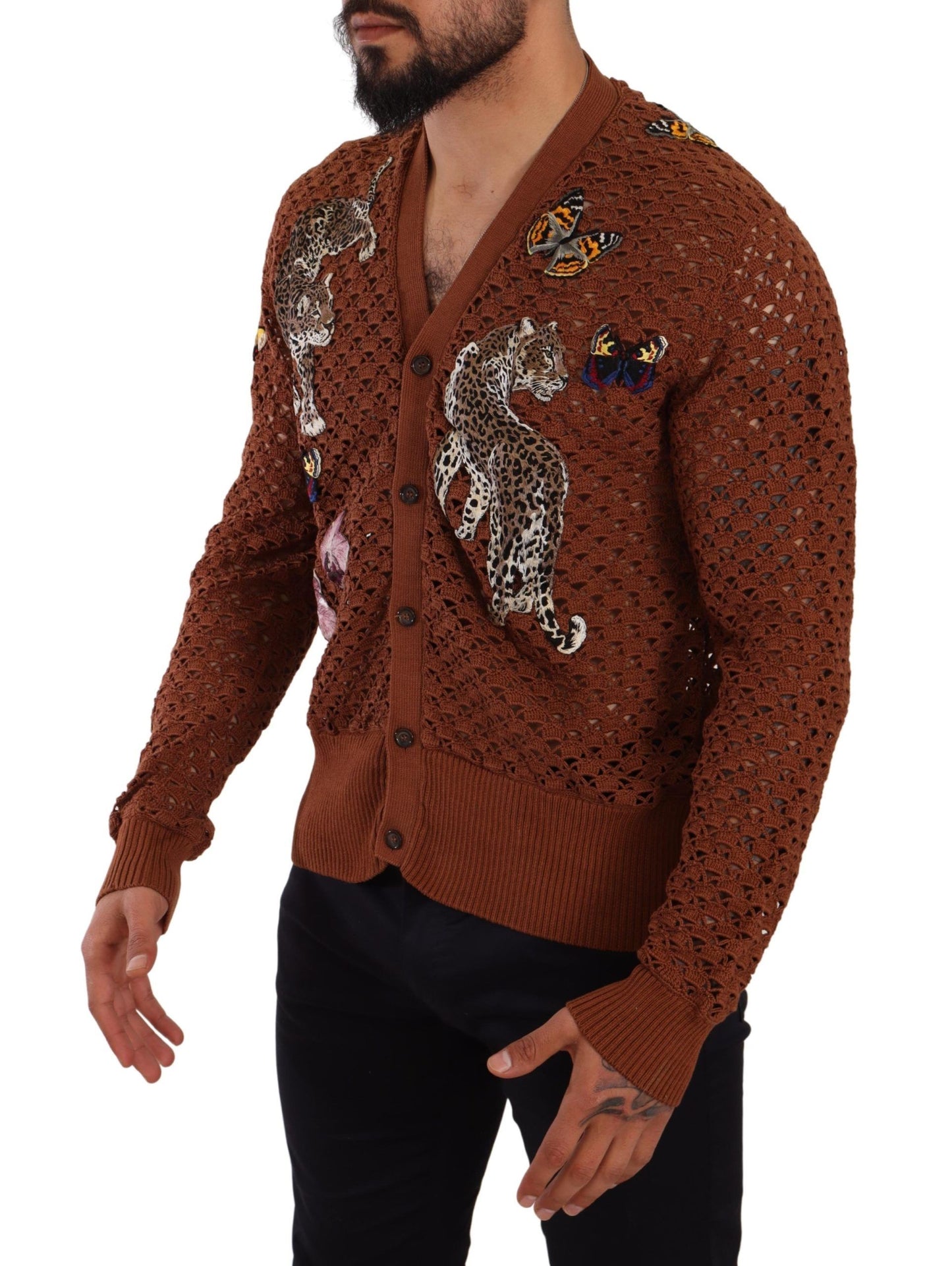 Dolce &amp; gabbana cardigan brodé multicolore raffiné