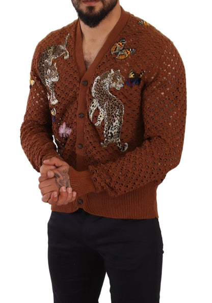 Dolce &amp; gabbana cardigan brodé multicolore raffiné