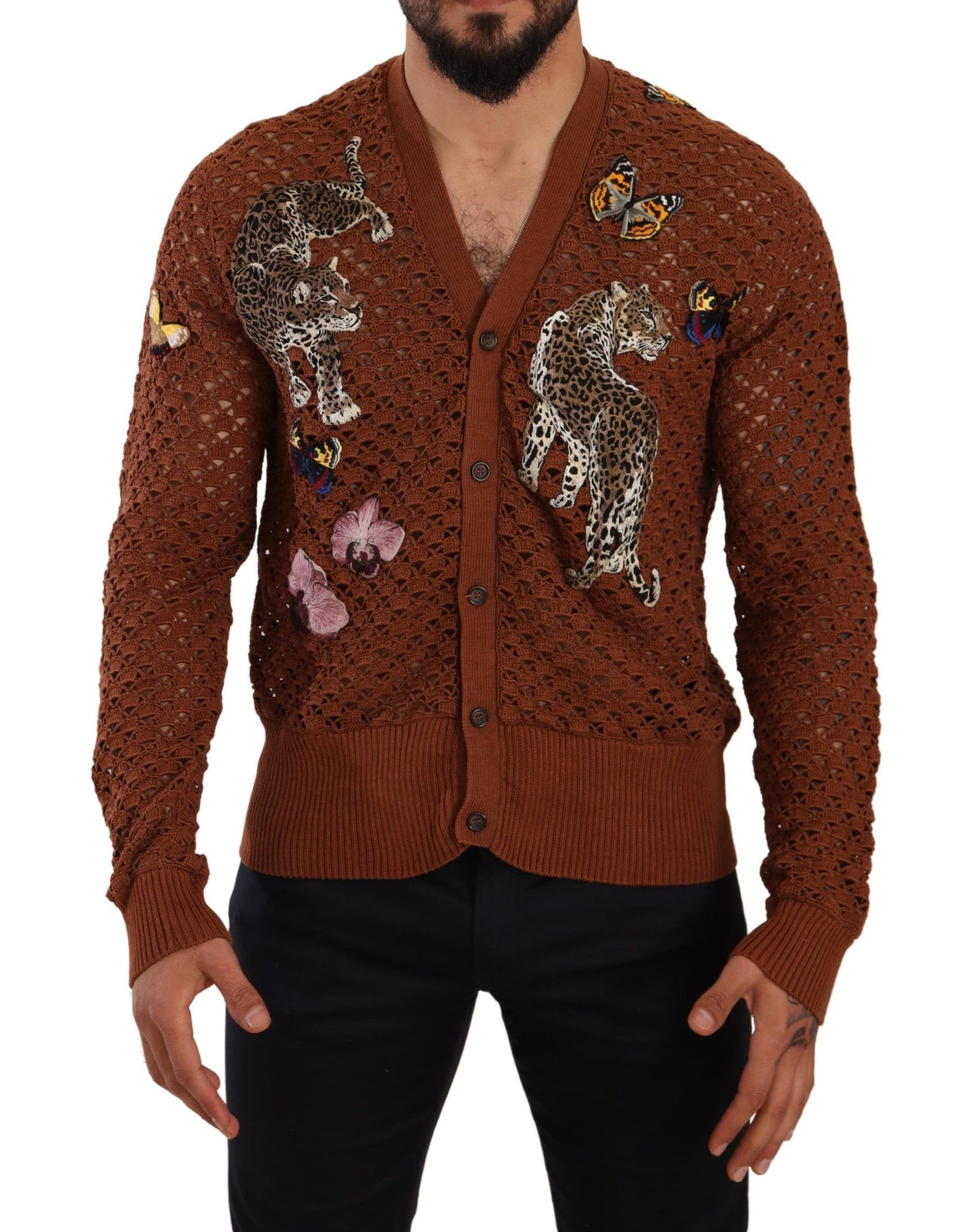 Dolce &amp; gabbana cardigan brodé multicolore raffiné