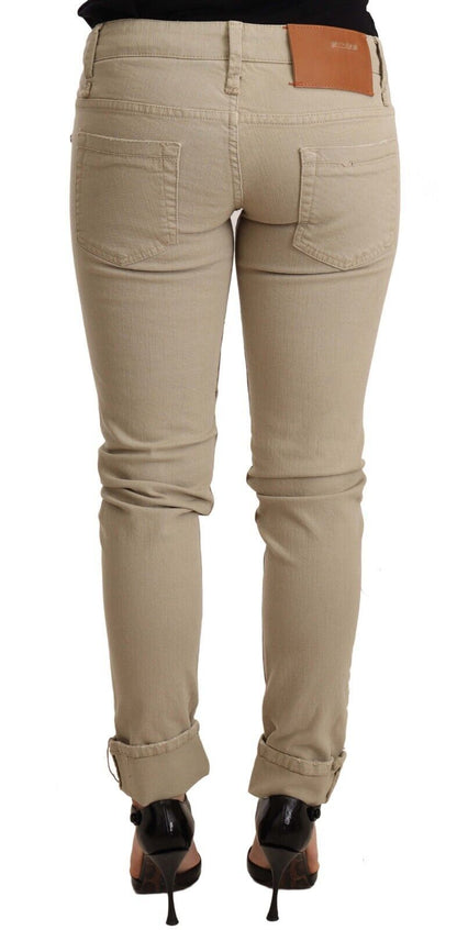 Jean slim en coton beige Acht