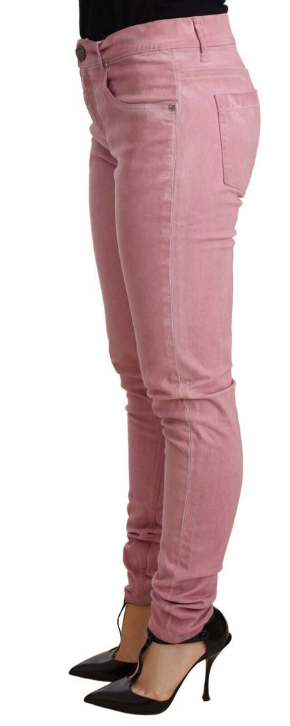 Jean slim en denim rose Acht