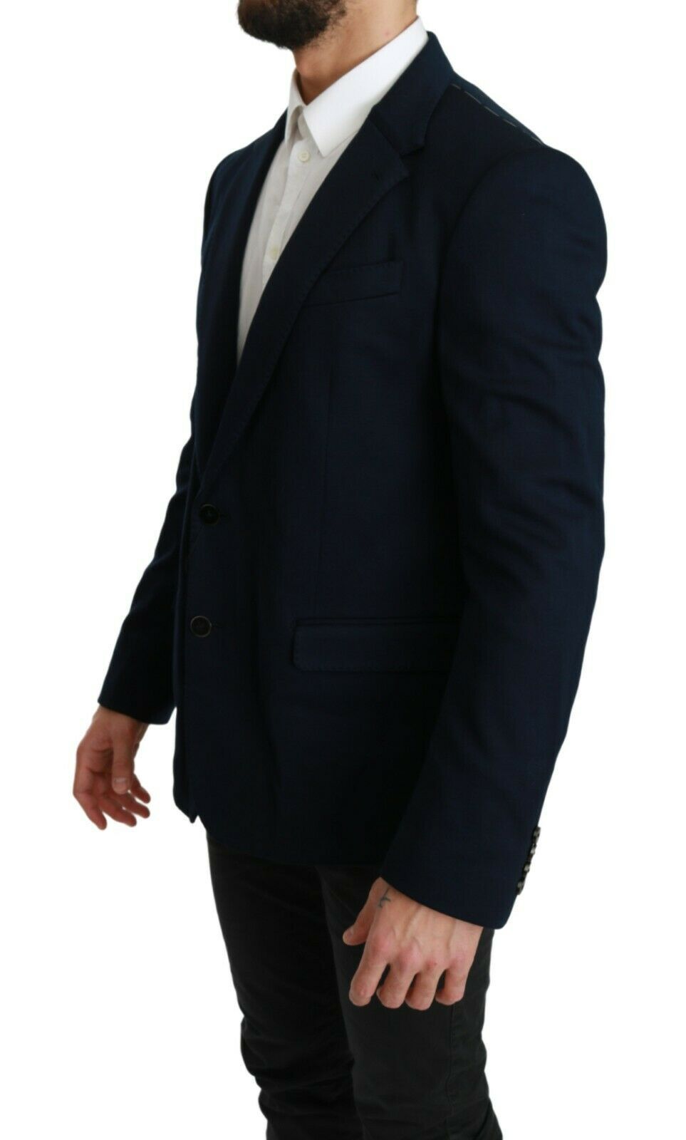 Blazer homme bleu foncé coupe slim Dolce &amp; gabbana