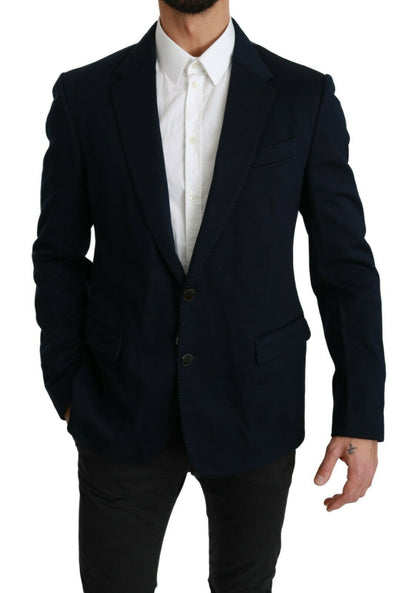 Blazer homme bleu foncé coupe slim Dolce &amp; gabbana