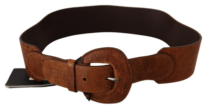 Costume national ceinture de mode en cuir marron