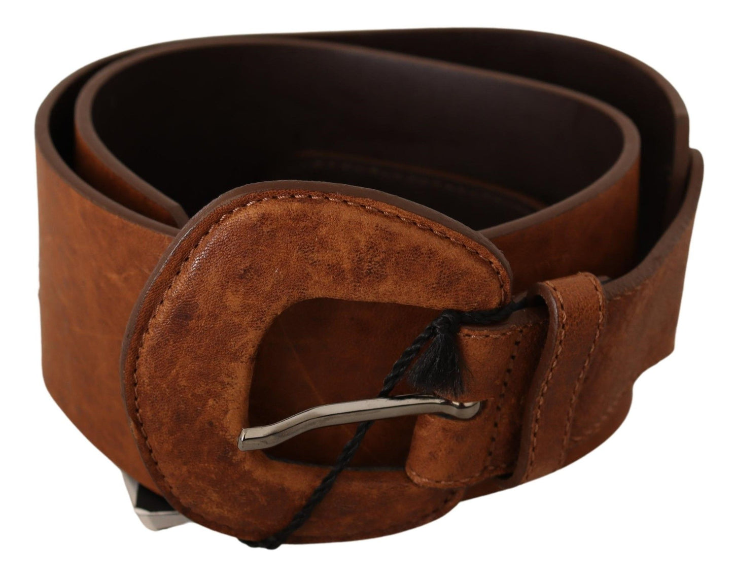 Costume national ceinture de mode en cuir marron