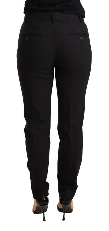 Pantalon fuselé en laine vierge Dolce &amp; gabbana