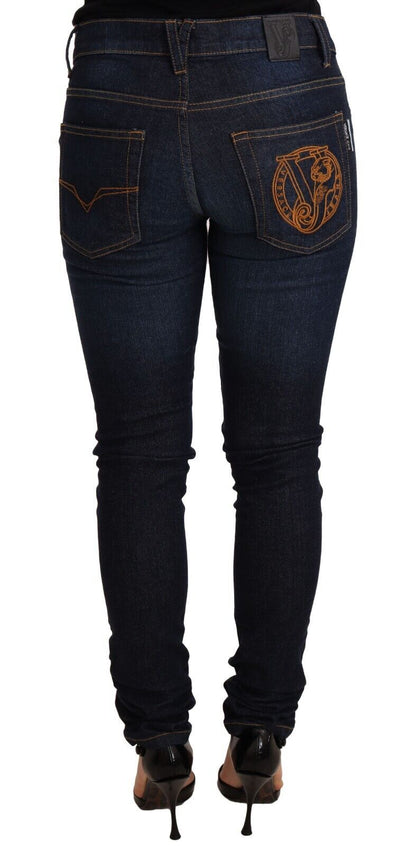 Versace jeans jean skinny taille basse de créateur