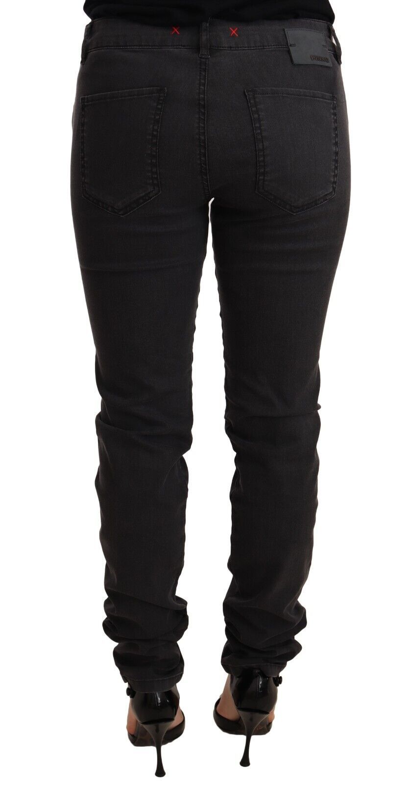 Jean skinny noir taille mi-haute Pinko