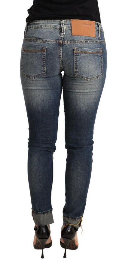 Denim skinny délavé bleu Acht