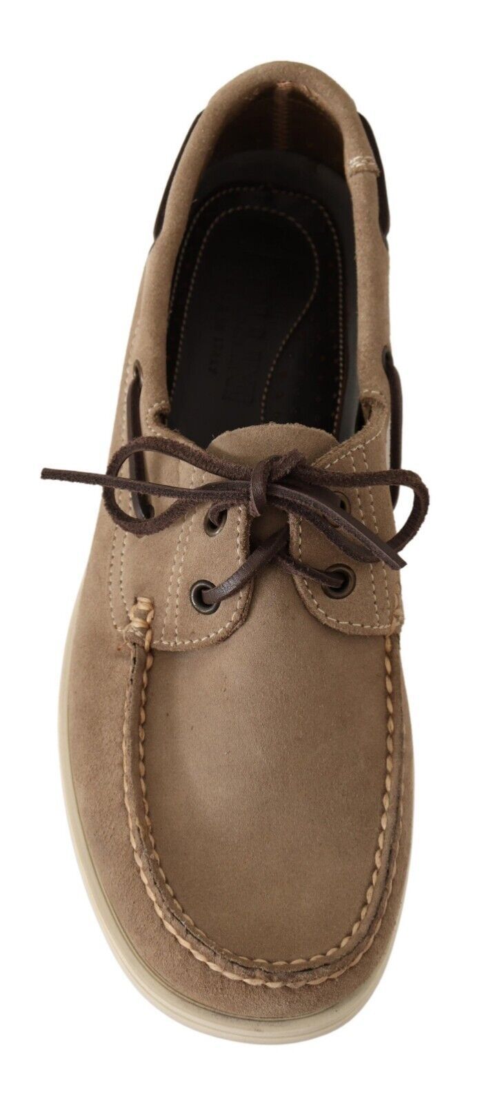 Mocassins Pollini en daim beige pour gentleman exigeant