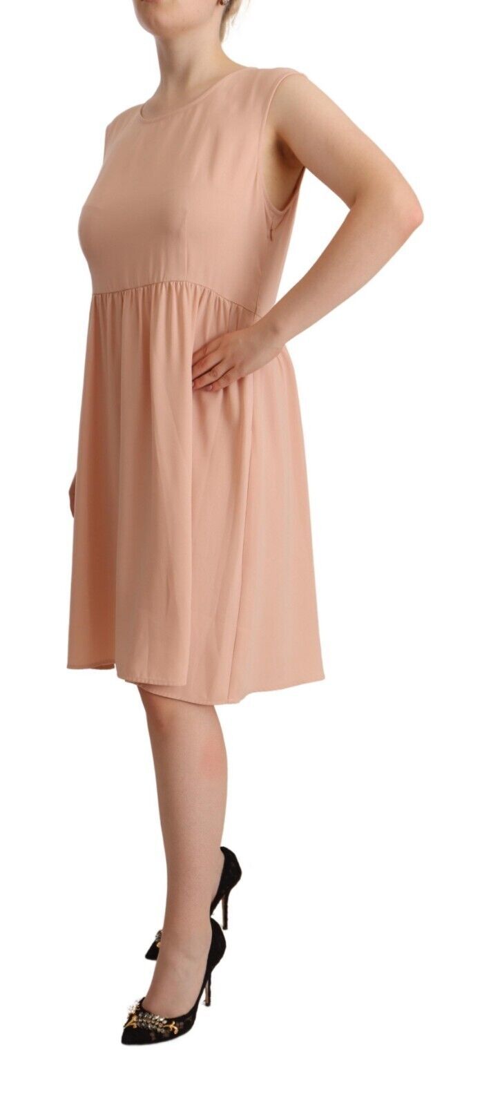 Robe droite sans manches beige Twinset