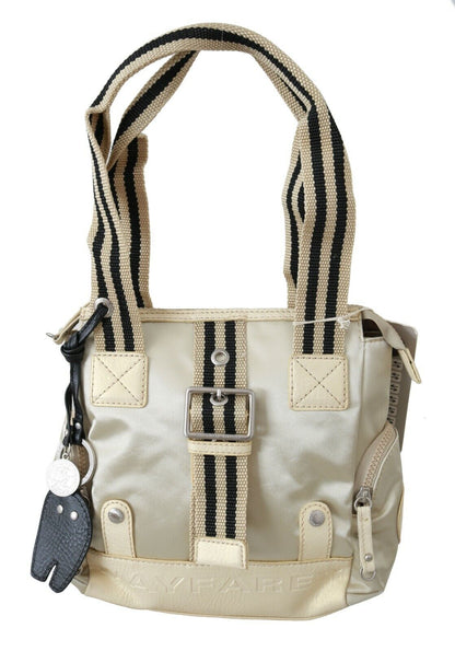 WAYFARER Bolso Chic de Tela Beige