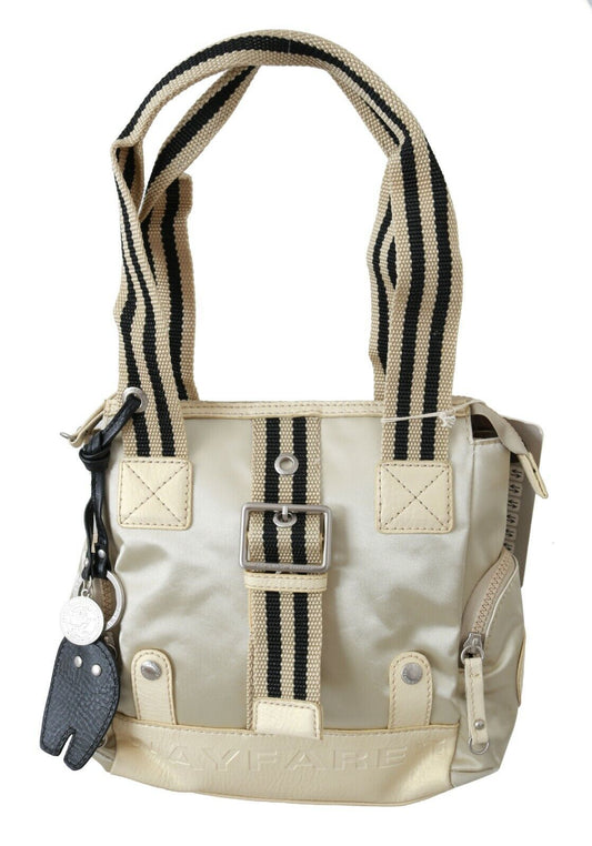 WAYFARER Bolso Chic de Tela Beige