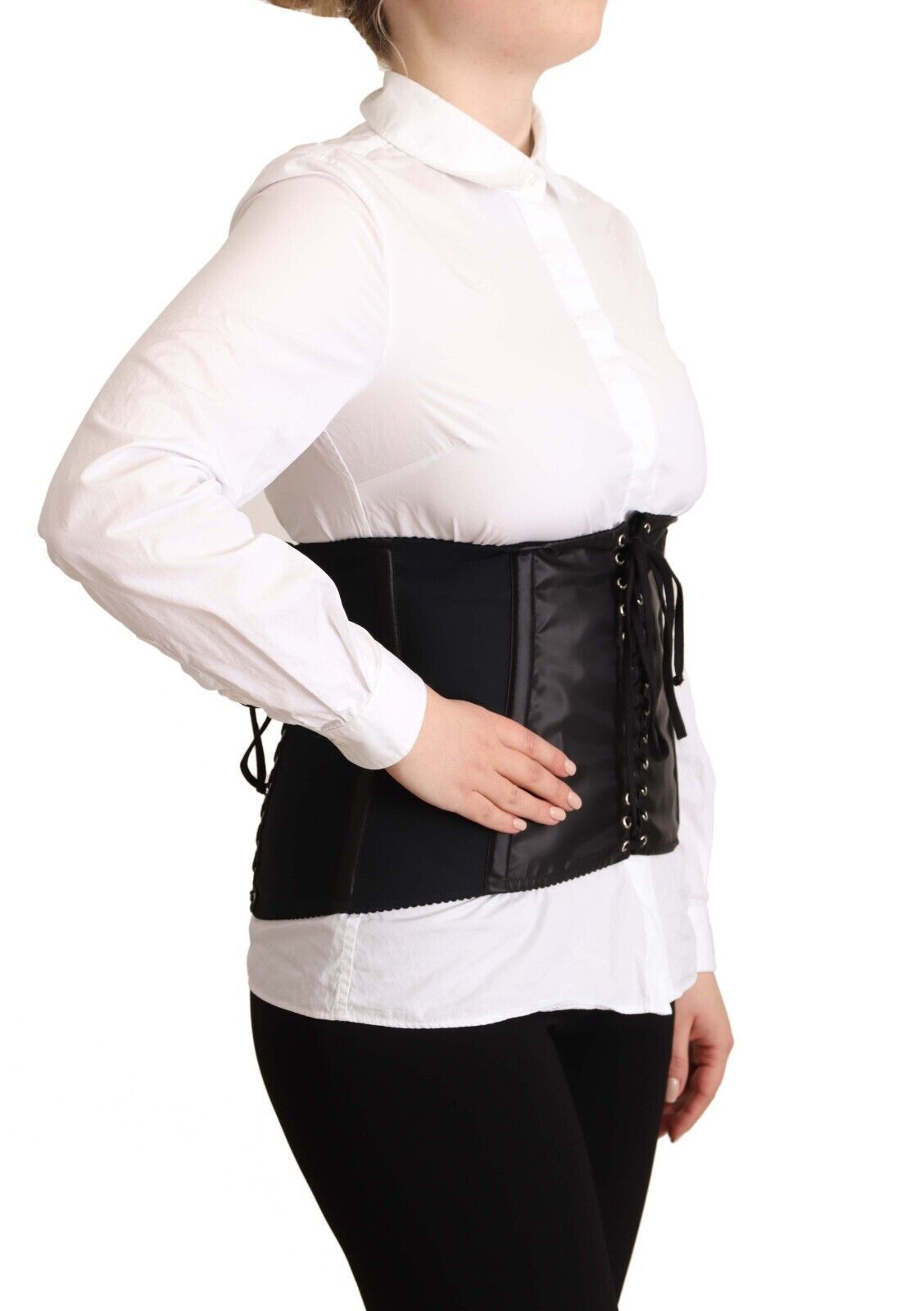 Haut à ceinture corset noir Dolce &amp; Gabbana