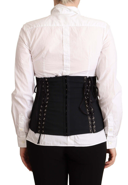 Haut à ceinture corset noir Dolce &amp; Gabbana