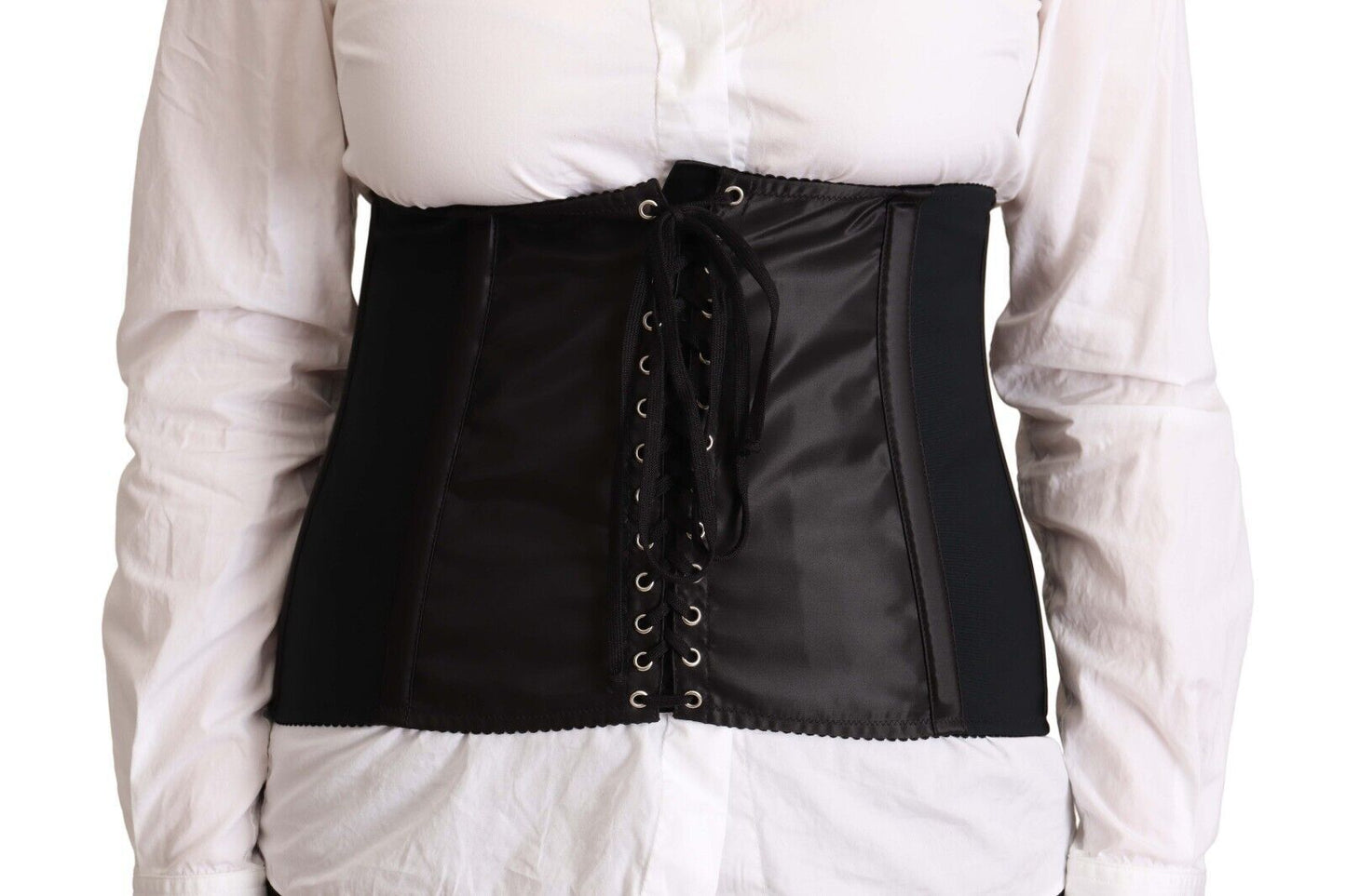 Haut à ceinture corset noir Dolce &amp; Gabbana