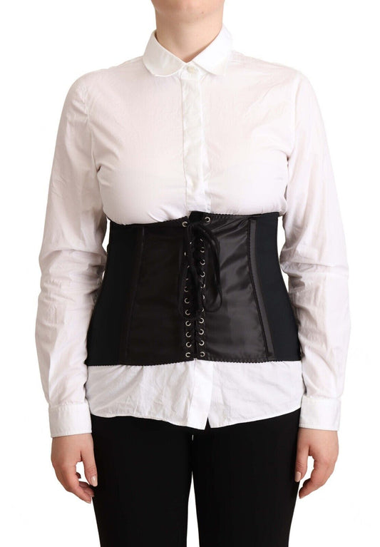 Haut à ceinture corset noir Dolce &amp; Gabbana