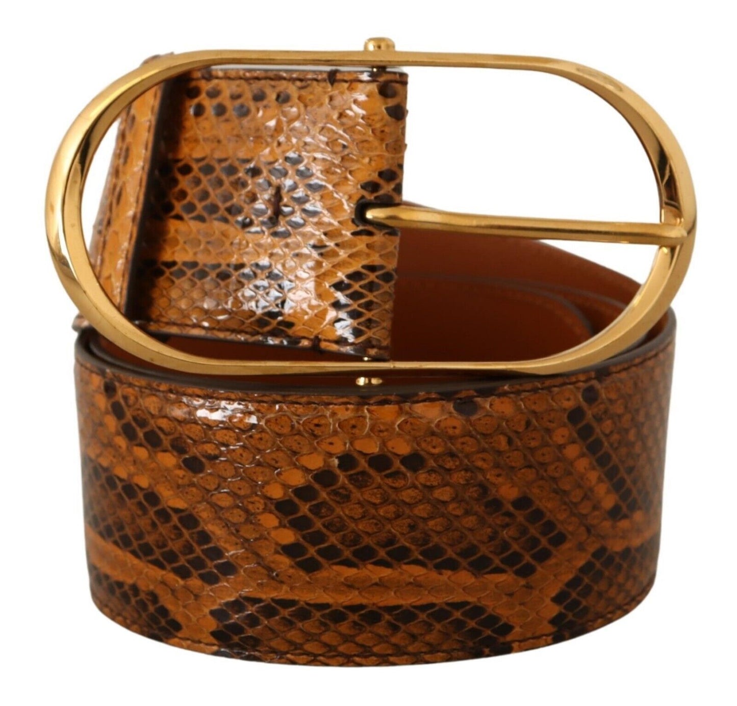 Ceinture en cuir de python Dolce &amp; Gabbana