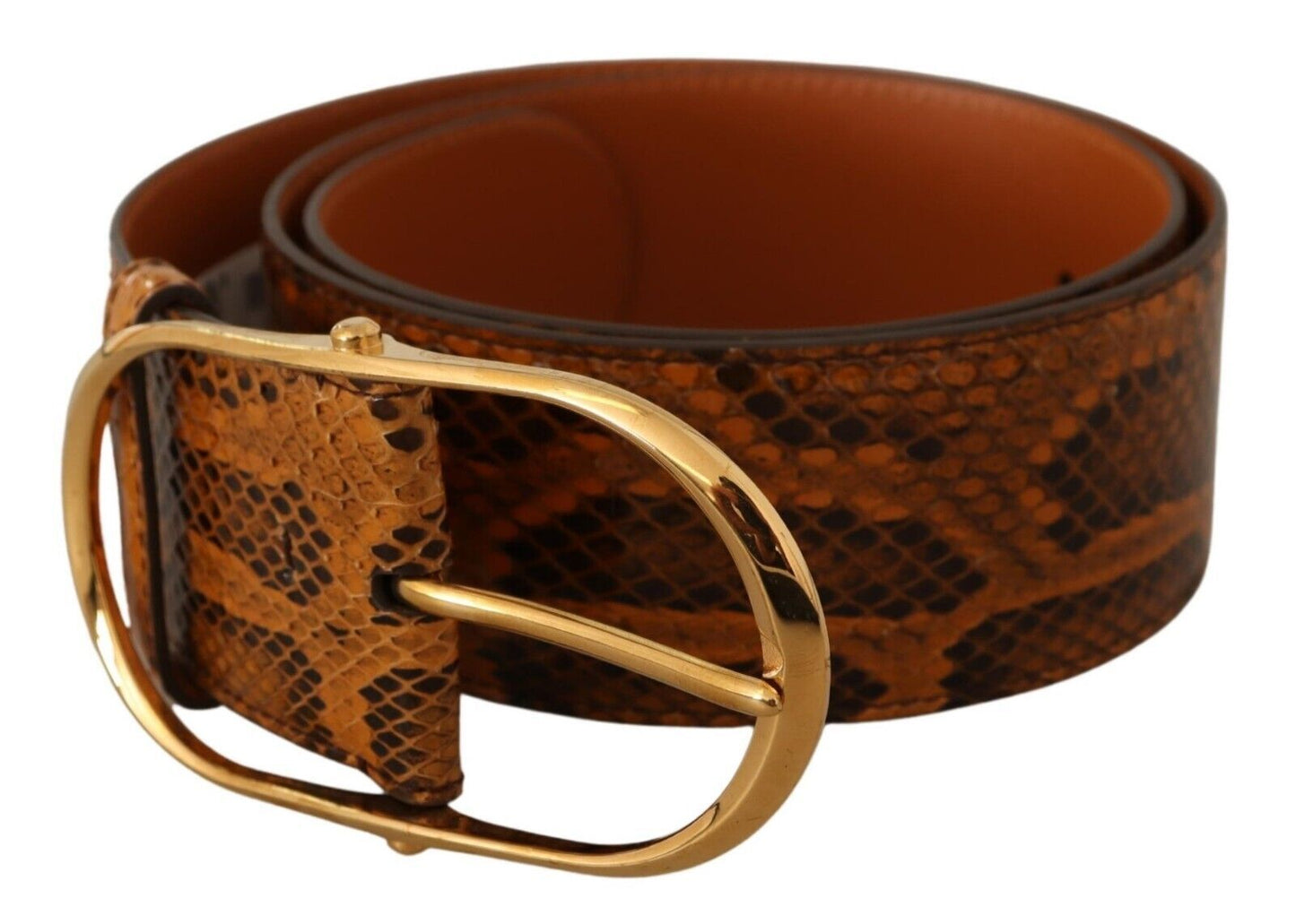 Ceinture en cuir de python Dolce &amp; Gabbana