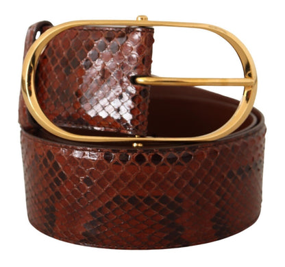 Ceinture en cuir peau de serpent python Dolce &amp; gabbana