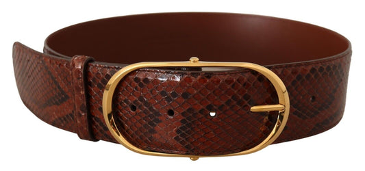 Ceinture en cuir peau de serpent python Dolce &amp; gabbana