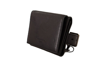 Dolce & Gabbana Elegant Trifold Leather Multi Kit Accessory - Elegance Online Limited