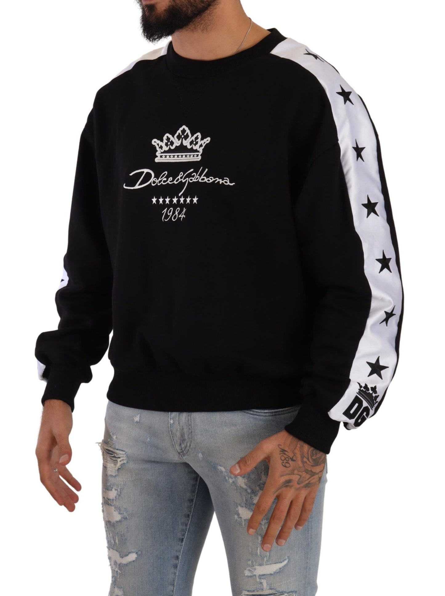 Pull à col rond Dolce &amp; Gabbana Crown 1984