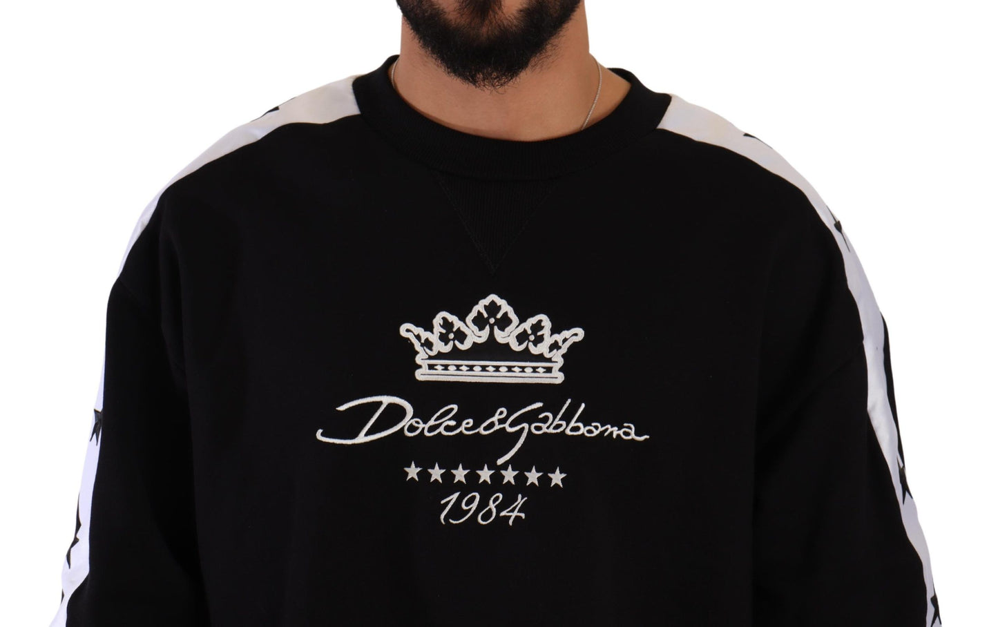 Pull à col rond Dolce &amp; Gabbana Crown 1984