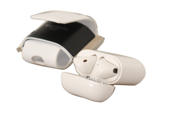 Dolce &amp; Gabbana - Étui en cuir pour AirPods - Monochrome