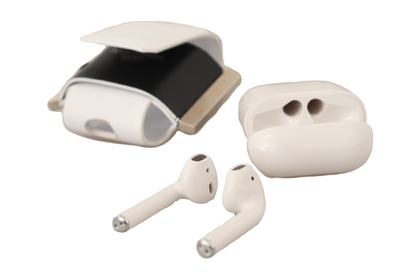 Dolce &amp; Gabbana - Étui en cuir pour AirPods - Monochrome